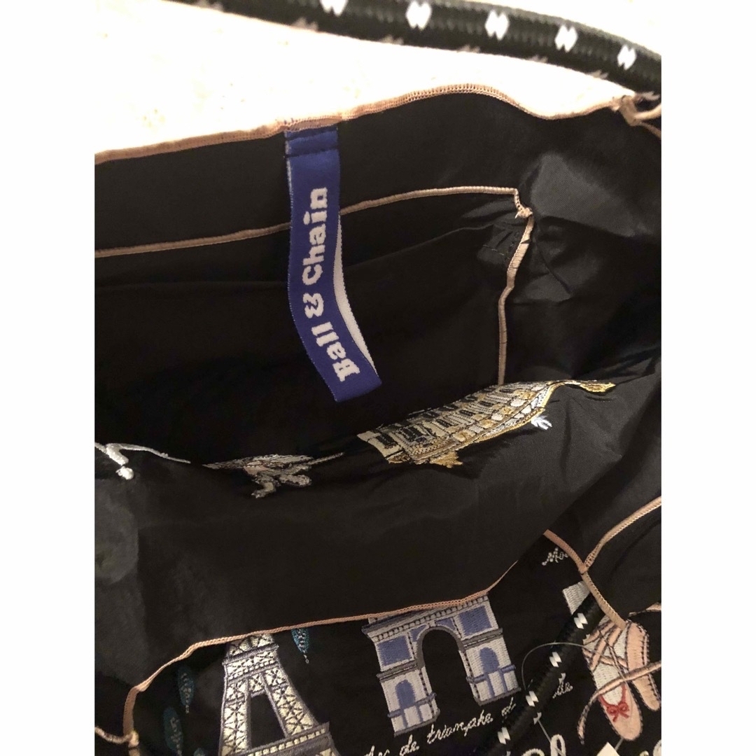 CHACOTT(チャコット)の新品　ボールアンドチェーン　ブラック　チャコット　パリ　M レディースのバッグ(その他)の商品写真