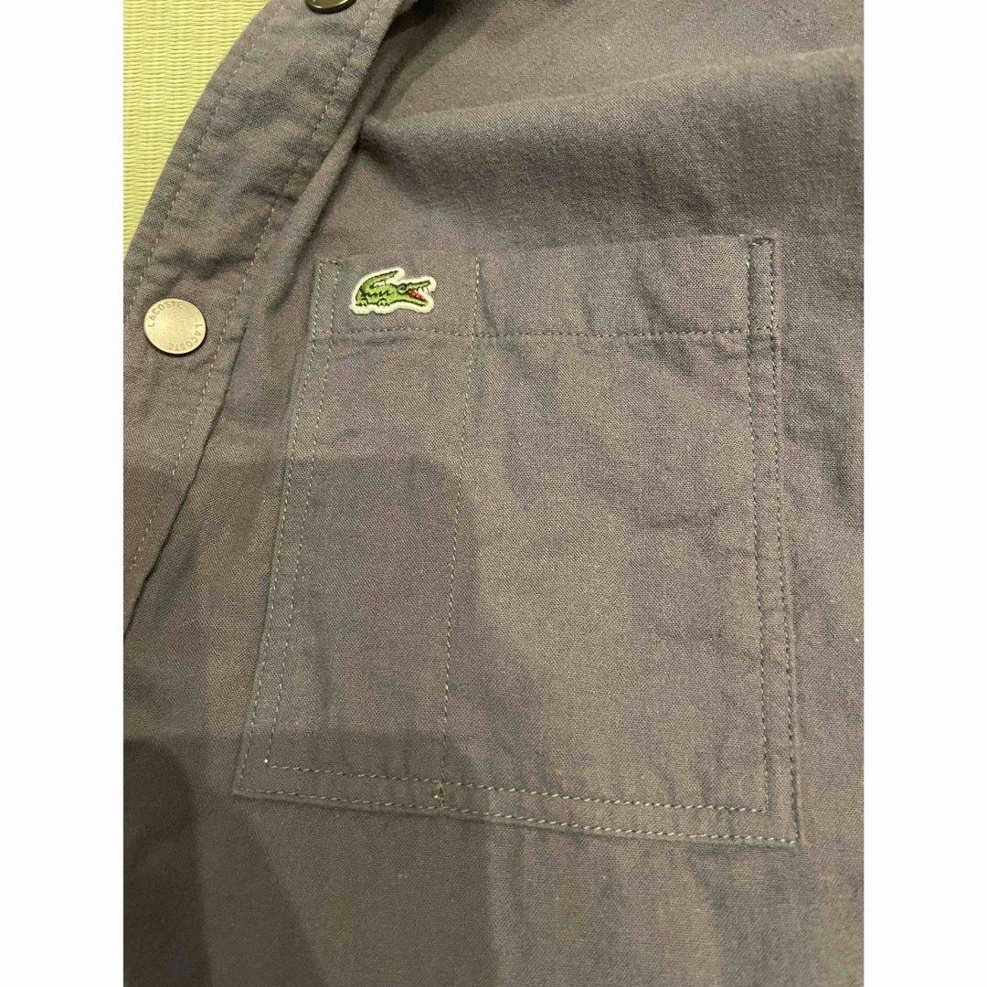 LACOSTE(ラコステ)のLACOSTE ラコステ リバーシブルスナップボタンシャツ  新品未使用 メンズのトップス(シャツ)の商品写真