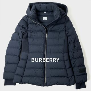 BURBERRY - 美品 BURBERRY バーバリー ダウンジャケット ネイビー 23年 現行品