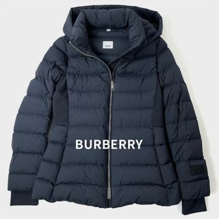 美品 BURBERRY バーバリー ダウンジャケット ネイビー 23年 現行品