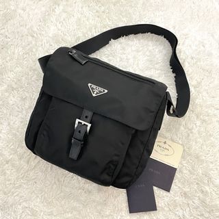 プラダ(PRADA)の【美品】  プラダ PRADA ショルダーバッグ クロスボディ 斜め掛け 定番(ショルダーバッグ)