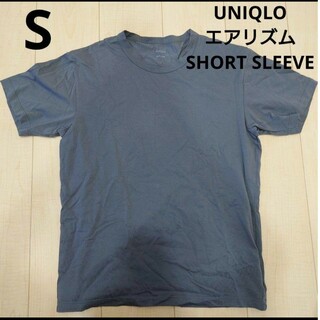 ユニクロ(UNIQLO)のUNIQLO　エアリズム　SHORT SLEEVE　メンズ　Sサイズ(Tシャツ/カットソー(半袖/袖なし))
