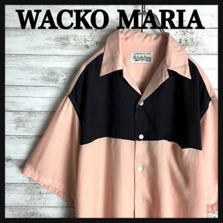 ワコマリア(WACKO MARIA)の9651【即完売モデル】ワコマリア☆ツートーン オープンカラーシャツ　美品(シャツ)