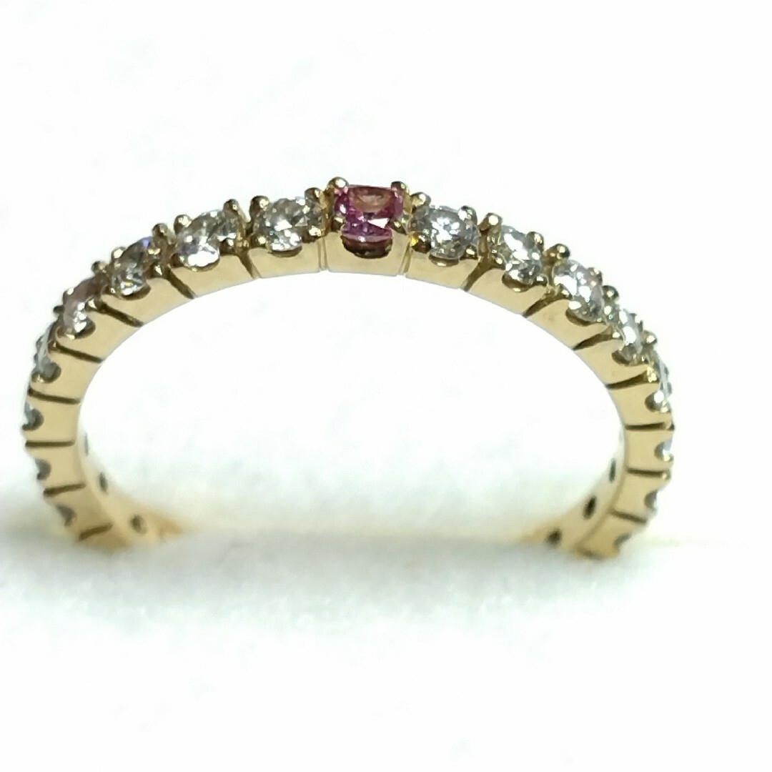 fancy　vivid　purplish　pink　リング レディースのアクセサリー(リング(指輪))の商品写真