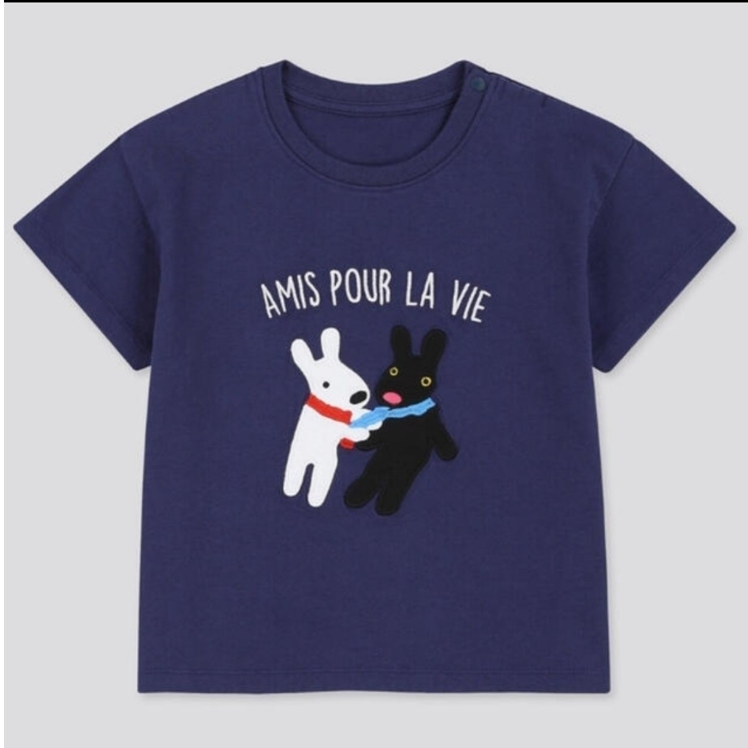 UNIQLO(ユニクロ)の新品 ユニクロ 絵本コレクション　UT リサとガスパール　Tシャツ　100 キッズ/ベビー/マタニティのキッズ服男の子用(90cm~)(Tシャツ/カットソー)の商品写真