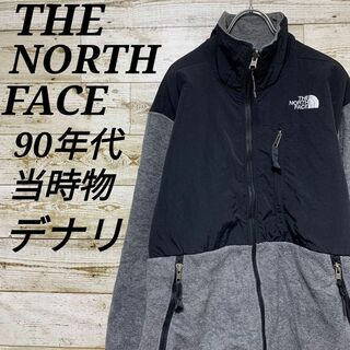 THE NORTH FACE - 【w225】USA規格ノースフェイス90s当時物フリースデナリジャケット刺繍ロゴ