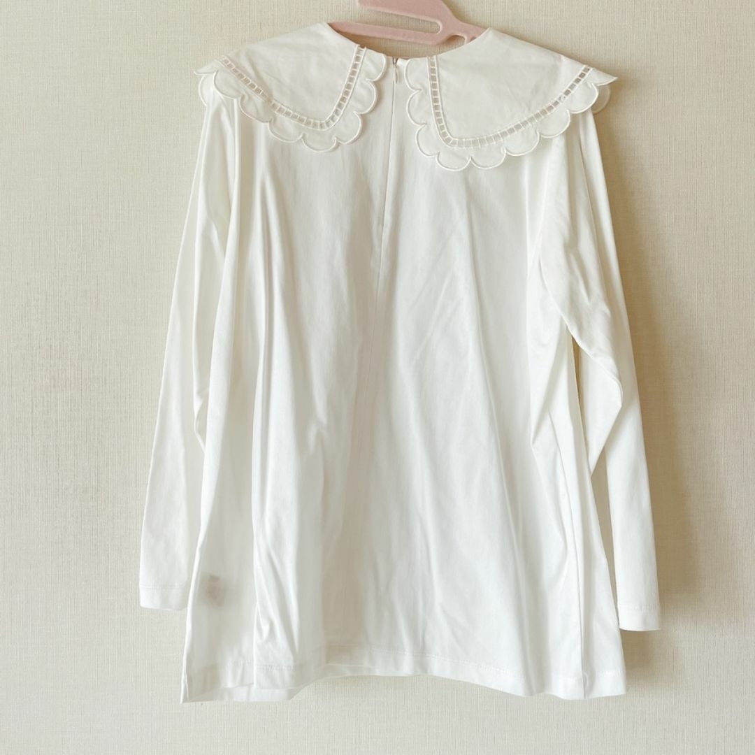 yori / スカラップカラーロンTee レディースのトップス(Tシャツ(長袖/七分))の商品写真