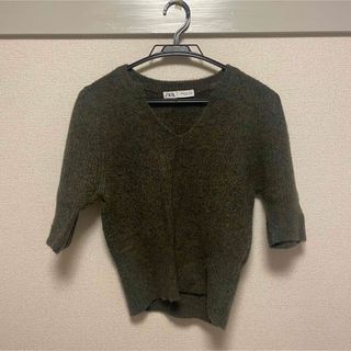 ザラ(ZARA)のZARA ニット 半袖トップス(ニット/セーター)