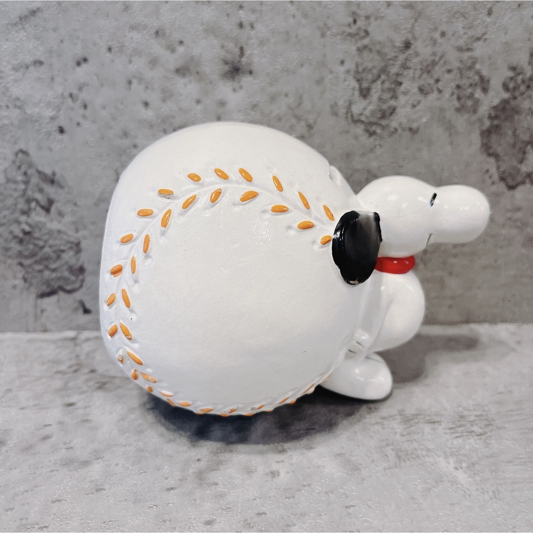 SNOOPY(スヌーピー)の希少 ヴィンテージ スヌーピー ベースボール コインバンク 野球 貯金箱 その他のその他(その他)の商品写真