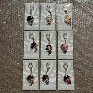 スノーマン(Snow Man)のSnow Man すのチルぶら下がりシリーズ　アクキー　9人　(アイドルグッズ)