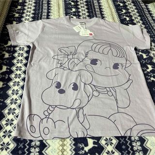 不二家　ペコちゃん　Tシャツ　サイズＬ(Tシャツ(半袖/袖なし))