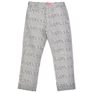 シュプリーム(Supreme)のSupreme Work Pant Black Houndstooth(ワークパンツ/カーゴパンツ)