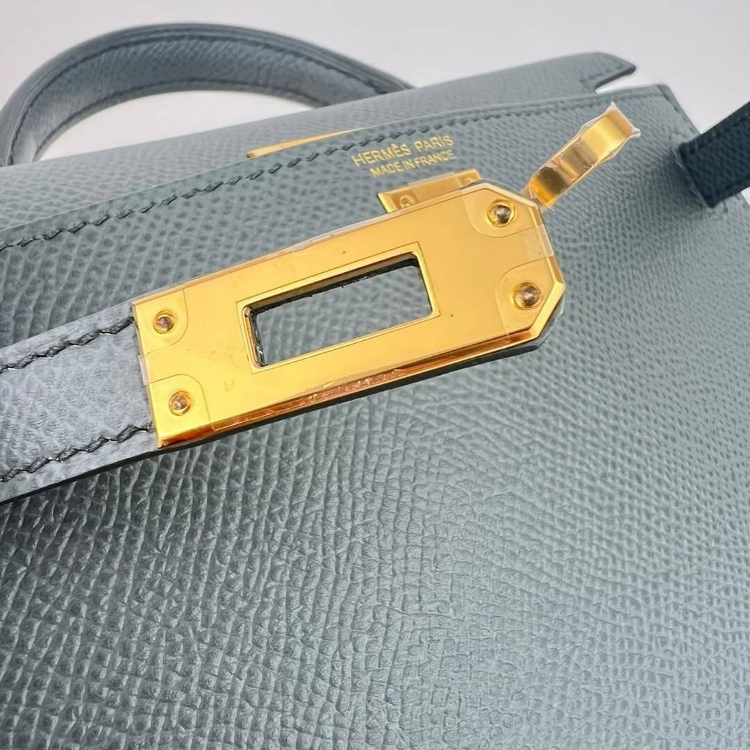 Hermes(エルメス)の新品未使用 Mini kelly ミニケリー Vert amande ヴェールアマンド GHW ゴールド金具 Epsom エプソン Stamp-Z Z刻印 2WAYバッグ ショルダーバッグ ハンドバッグ レディースのバッグ(ショルダーバッグ)の商品写真