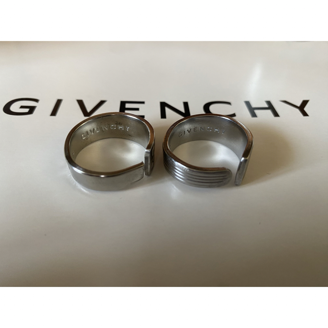 GIVENCHY - GIVENCHY ジバンシィ ジバンシー リング 2本セット GIVENCHY - GIVENCHY ジバンシィ ジバンシー リング 2本セット