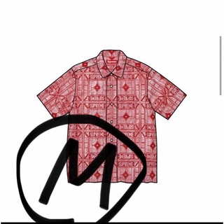 シュプリーム(Supreme)のSupreme Tray Jacquard S/S Shirt "Red"(Tシャツ/カットソー(半袖/袖なし))