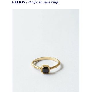 GIGI - GIGI HELIOS  Onyx square ring サイズ13