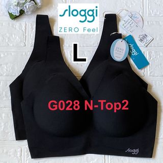 スロギー(sloggi)のL◆トリンプ スロギー ゼロフィールG028◆綿混 ハーフトップ Vネック◆2枚(ブラ)