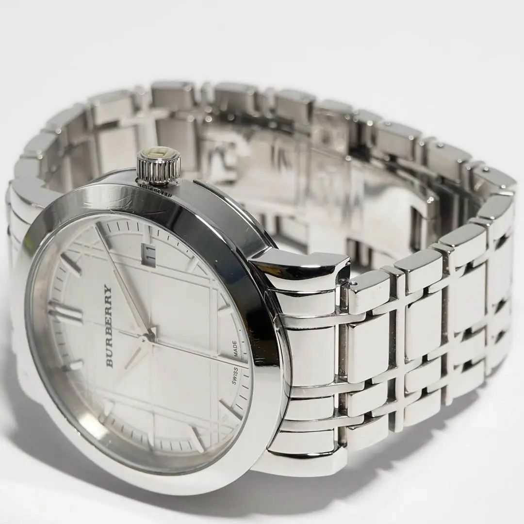 BURBERRY(バーバリー)のバーバリー BURBERRY デイト メンズ 腕時計 箱 C396 メンズの時計(腕時計(アナログ))の商品写真