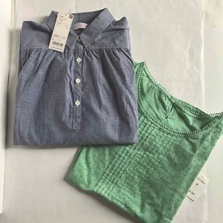 ユニクロ(UNIQLO)のブラウス2点セット(シャツ/ブラウス(半袖/袖なし))