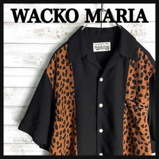 ワコマリア(WACKO MARIA)の9652【定番カラー】ワコマリア☆総柄オープンカラーシャツ　入手困難　美品(シャツ)