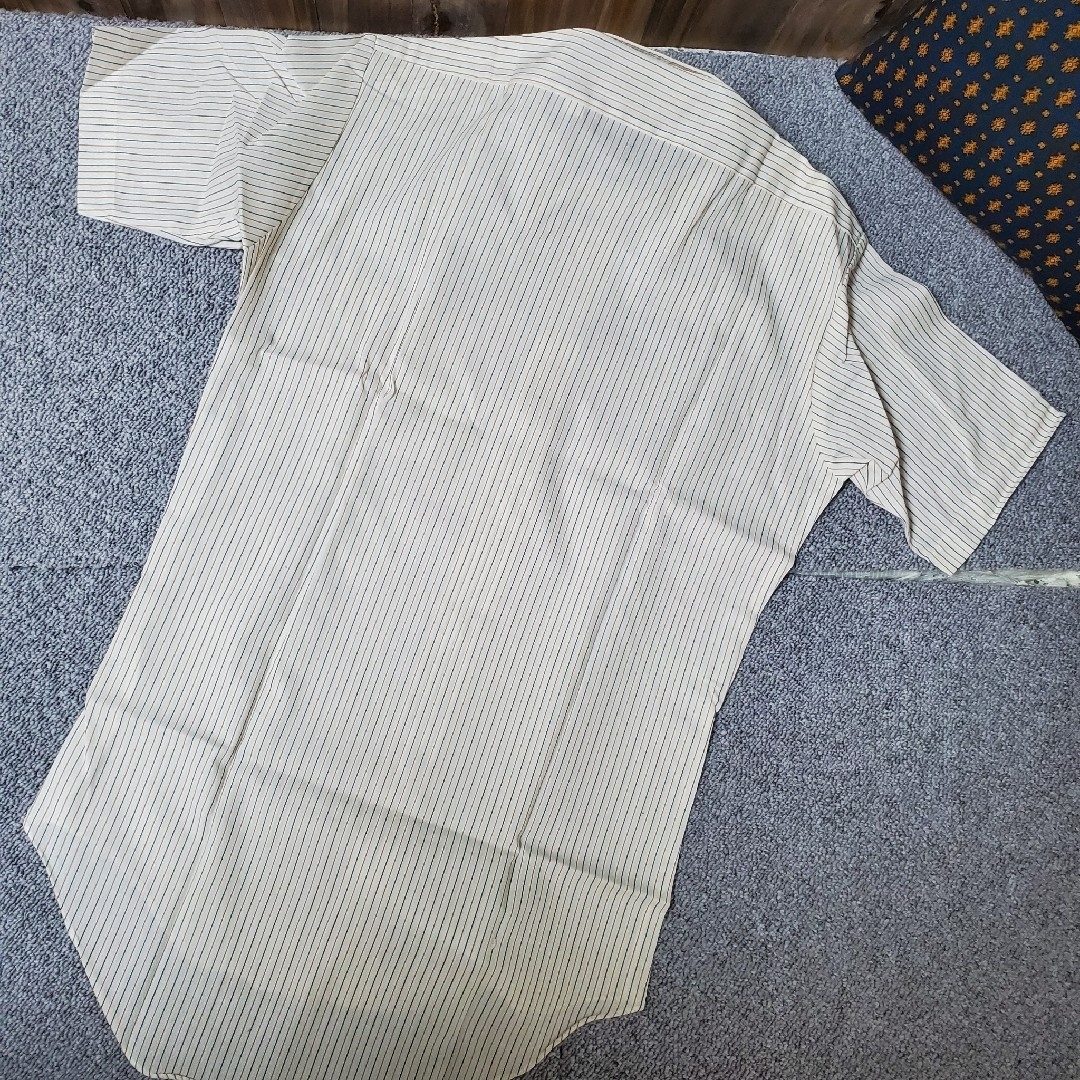 【NiCDANDY】 ワイシャツ ストライプ 半袖 メンズ メンズのトップス(シャツ)の商品写真