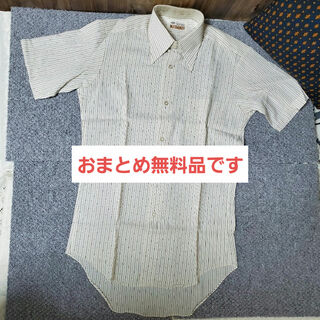 【NiCDANDY】 ワイシャツ ストライプ 半袖 メンズ(シャツ)