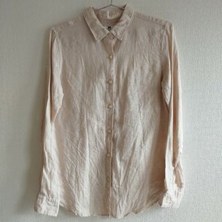 ユニクロ(UNIQLO)のユニクロ リネンシャツ M(シャツ/ブラウス(長袖/七分))