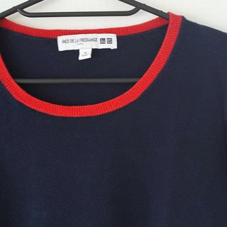 ユニクロ(UNIQLO)のユニクロ レディース サマーニット 半袖(ニット/セーター)