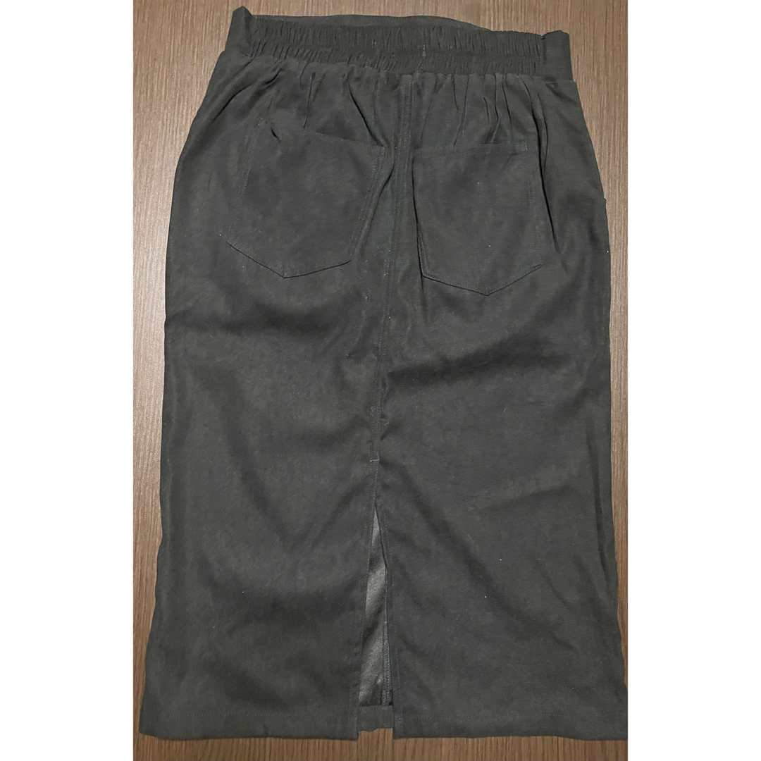 ANAP アナップ バックスリットリボンタイトスカート 黒 レディースのスカート(ロングスカート)の商品写真