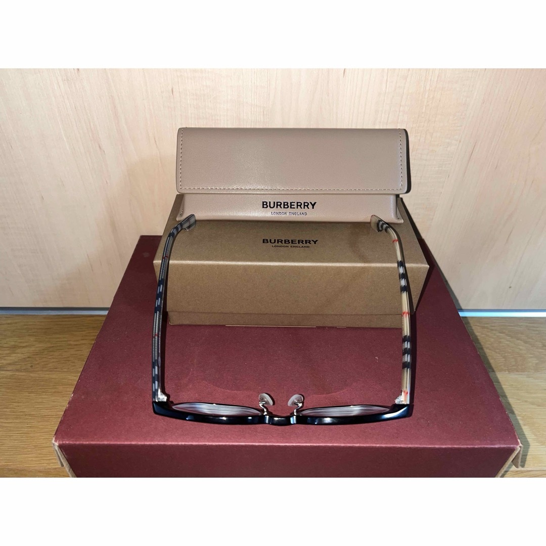 BURBERRY(バーバリー)のBURBERRY メガネ 度入り B2344F ☆美品☆ ケース新品 メンズのファッション小物(サングラス/メガネ)の商品写真