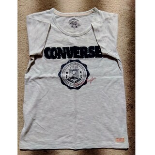 コンバース(CONVERSE)のレディース　ティーシャツ　グレー(Tシャツ(半袖/袖なし))