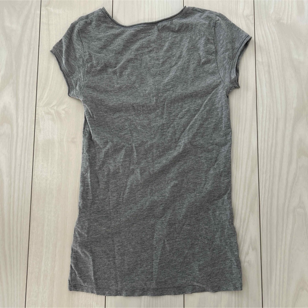 新品　ZARA Tシャツ グレー レディースのトップス(Tシャツ(半袖/袖なし))の商品写真
