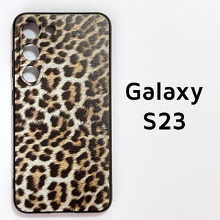 Galaxy S23 レオパード ヒョウ柄 ソフトケース カバー(Androidケース)