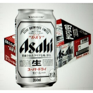 アサヒ(アサヒ)のwerty様専用bb12》アサヒスーパードライ350/500ml各24缶(ビール)