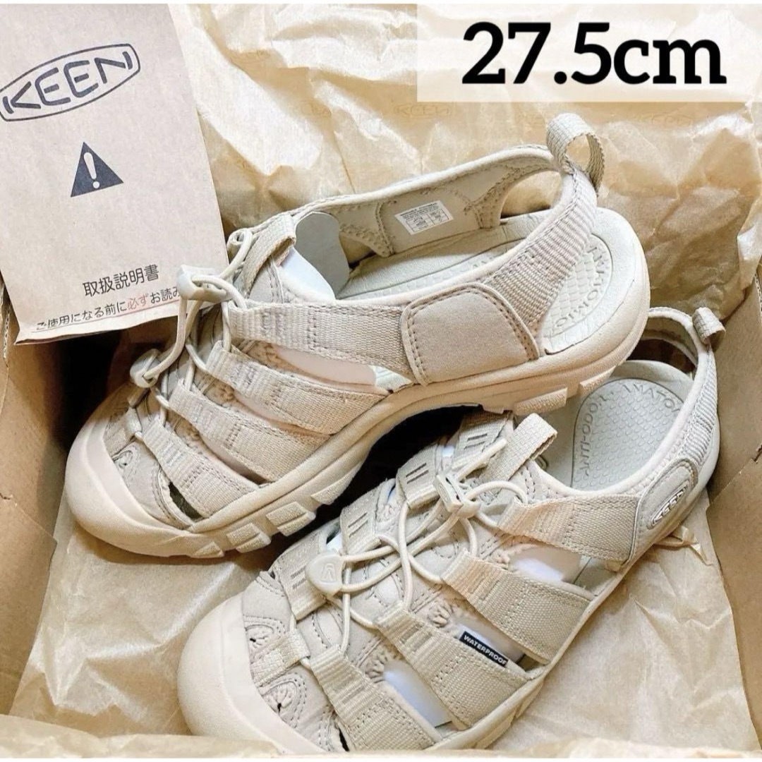 キーン サンダル NEWPORT 27.5cm アウトドア つま先守る 美品 メンズの靴/シューズ(サンダル)の商品写真