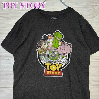 トイストーリー(トイ・ストーリー)の【入手困難】トイストーリー　Tシャツ　ウッディー　バズ　一点物　キャラクター(Tシャツ(半袖/袖なし))