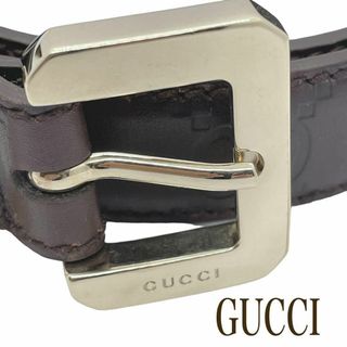 グッチ(Gucci)の【極美品】グッチ GUCCI ベルト GG グッチシマ インターロッキング(ベルト)