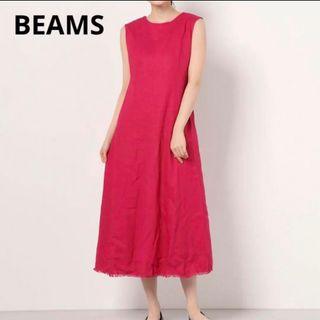 BEAMS - BEAMS HEART ビームスハート ノースリワンピース ピンク S