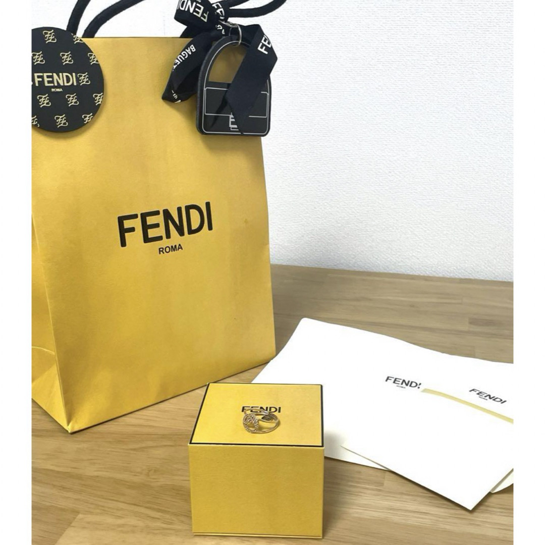 FENDI(フェンディ)のフェンディ FENDI リング 指輪 エフイズ  ローズゴールド Sサイズ レディースのアクセサリー(リング(指輪))の商品写真