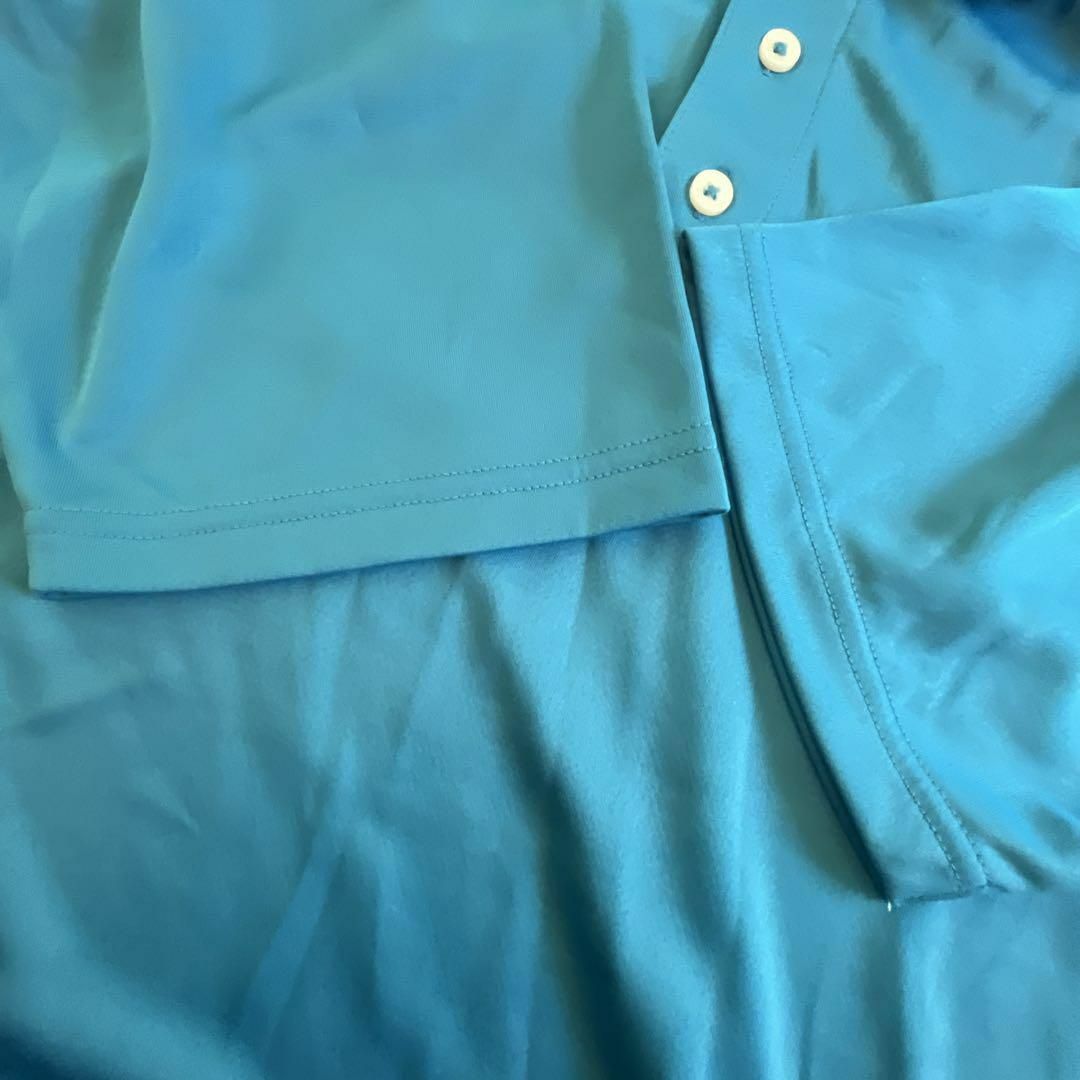 YONEX(ヨネックス)のヨネックス メンズ 半袖 ポロシャツ Lサイズ 青 テニス バドミントン ウェア スポーツ/アウトドアのテニス(ウェア)の商品写真