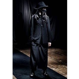 ヨウジヤマモトプールオム(Yohji Yamamoto POUR HOMME)の21aw Yohji Yamamoto Pour homme ラップパンツ(スラックス)