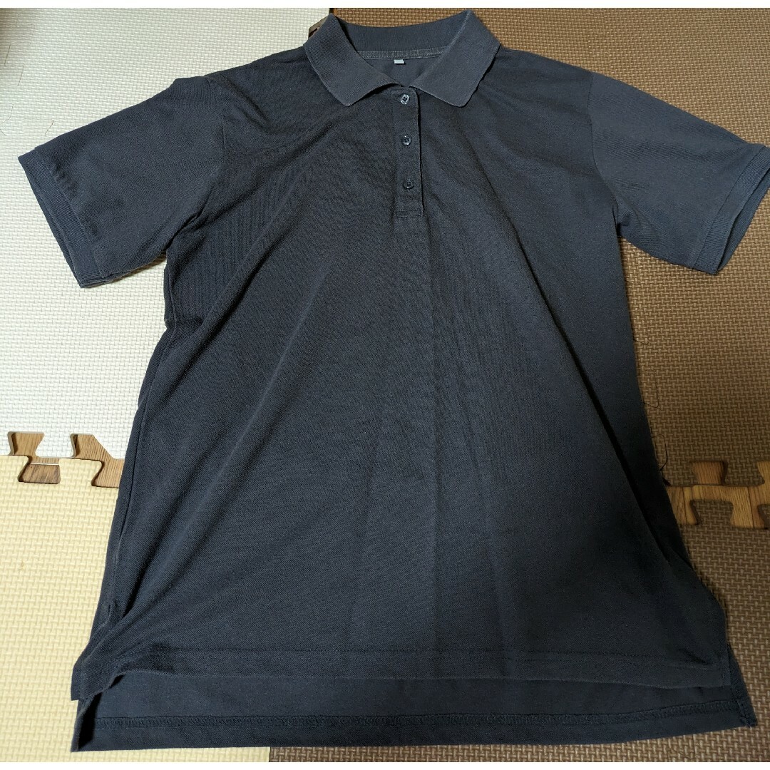 しまむら(シマムラ)のしまむら　CLOSSHI　半袖ポロシャツ　チャコールグレー レディースのトップス(ポロシャツ)の商品写真