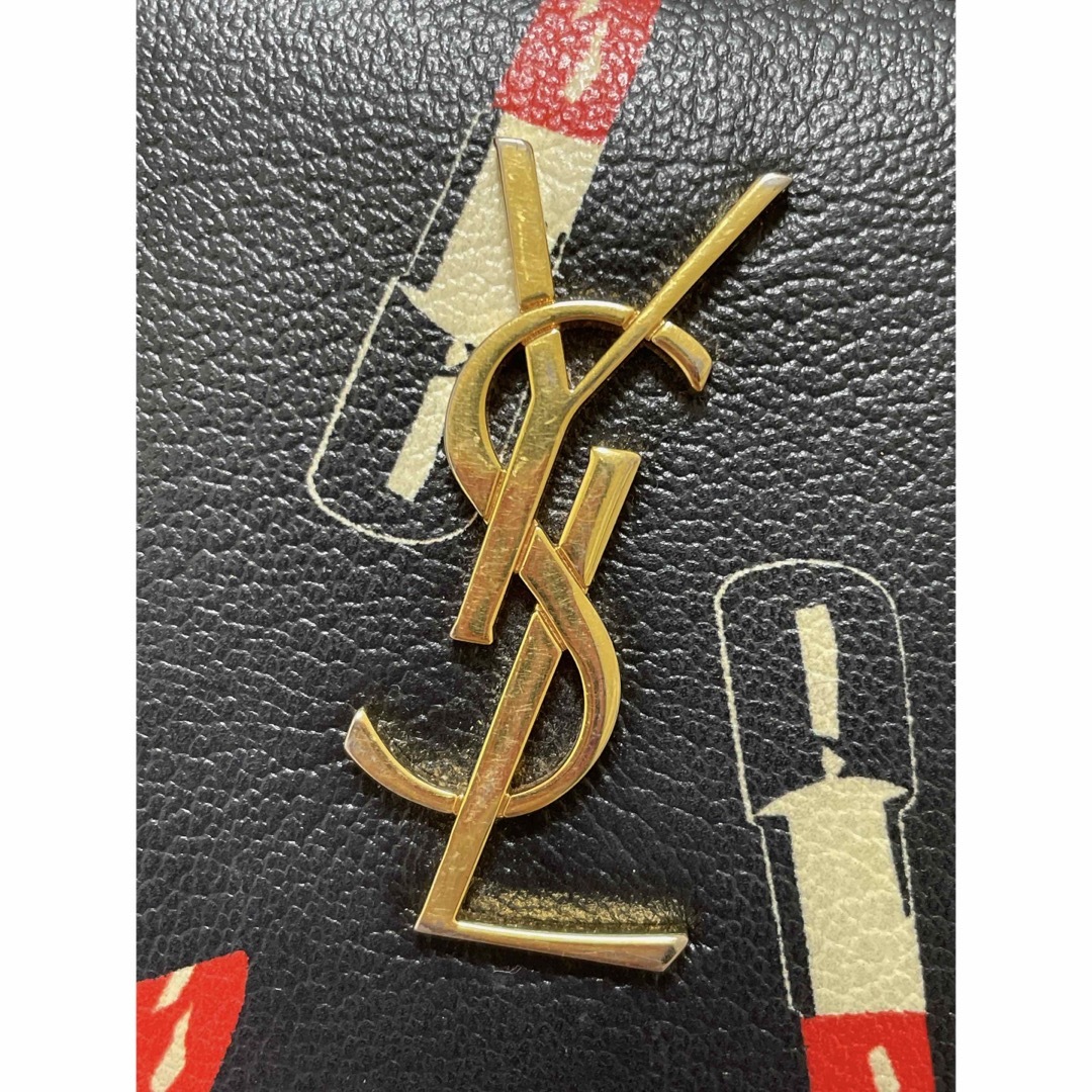Saint Laurent(サンローラン)のSAINT LAURENT リップ柄 ２つ折り 財布 ウォレット サンローラン レディースのファッション小物(財布)の商品写真