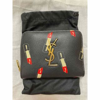 サンローラン(Saint Laurent)のSAINT LAURENT リップ柄 ２つ折り 財布 ウォレット サンローラン(財布)