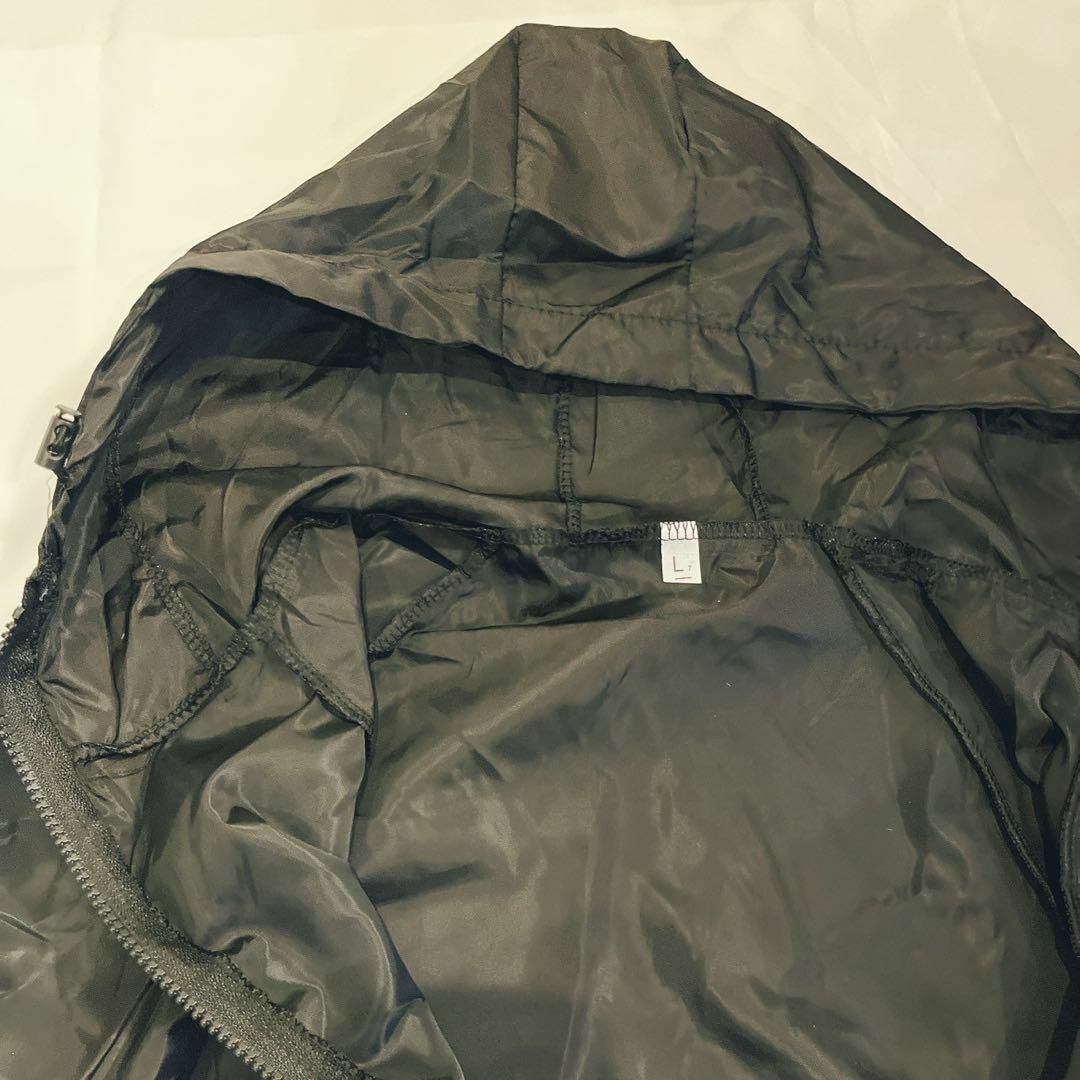マウンテンパーカー 　パーカー ブラック　 XL  　ブルゾン　360 レディースのジャケット/アウター(ナイロンジャケット)の商品写真