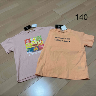 シマムラ(しまむら)の女の子　綿100 半袖Tシャツ　140  2点(Tシャツ/カットソー)