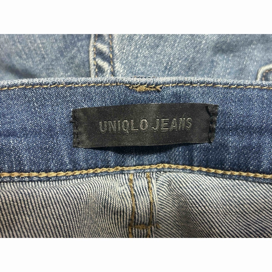 UNIQLO(ユニクロ)のユニクロ　デニム　スキニーストレート レディースのパンツ(デニム/ジーンズ)の商品写真