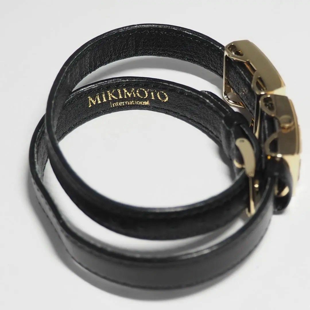 MIKIMOTO(ミキモト)の未使用 ミキモト パール シェル文字盤 バングルウォッチ 腕時計 箱 C450 レディースのファッション小物(腕時計)の商品写真