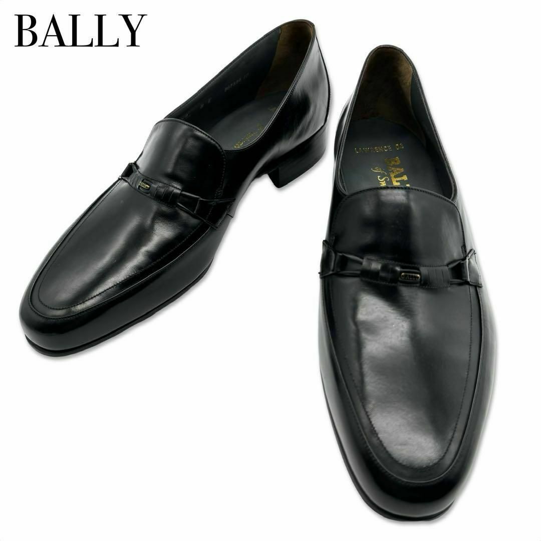 Bally(バリー)のバリー レザーローファー ビジネスシューズ 約28.0cm 靴 メンズ ブラック メンズの靴/シューズ(ドレス/ビジネス)の商品写真