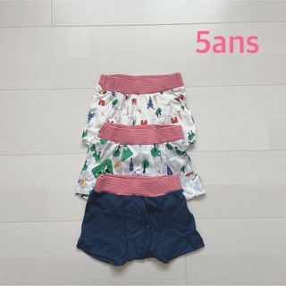 プチバトー(PETIT BATEAU)のプチバトー　トランクス3枚組　5ans (下着)